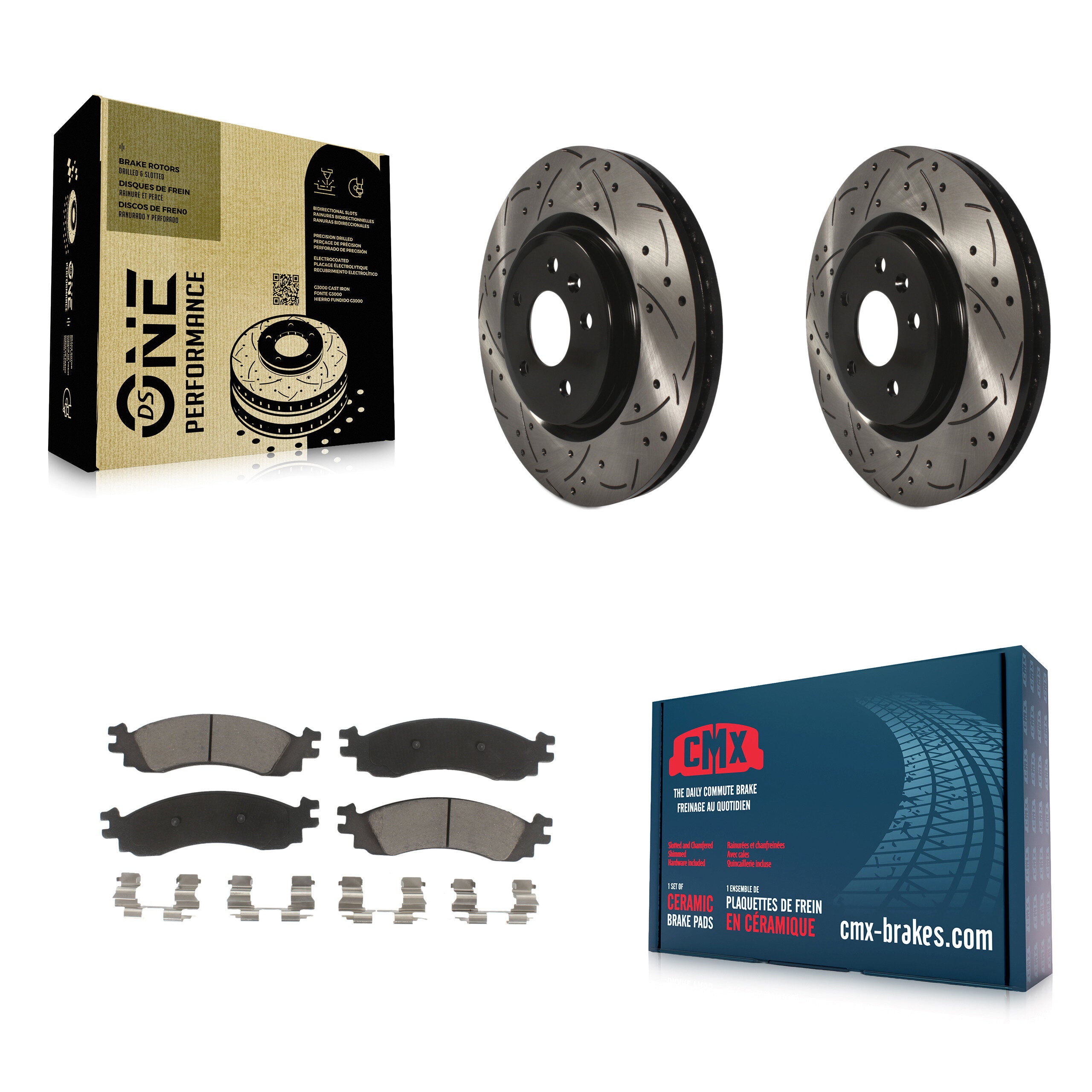 Transit Auto KDC-100196 Disc Brake Kit for 2010-2012 Ford Taurus - Front product image