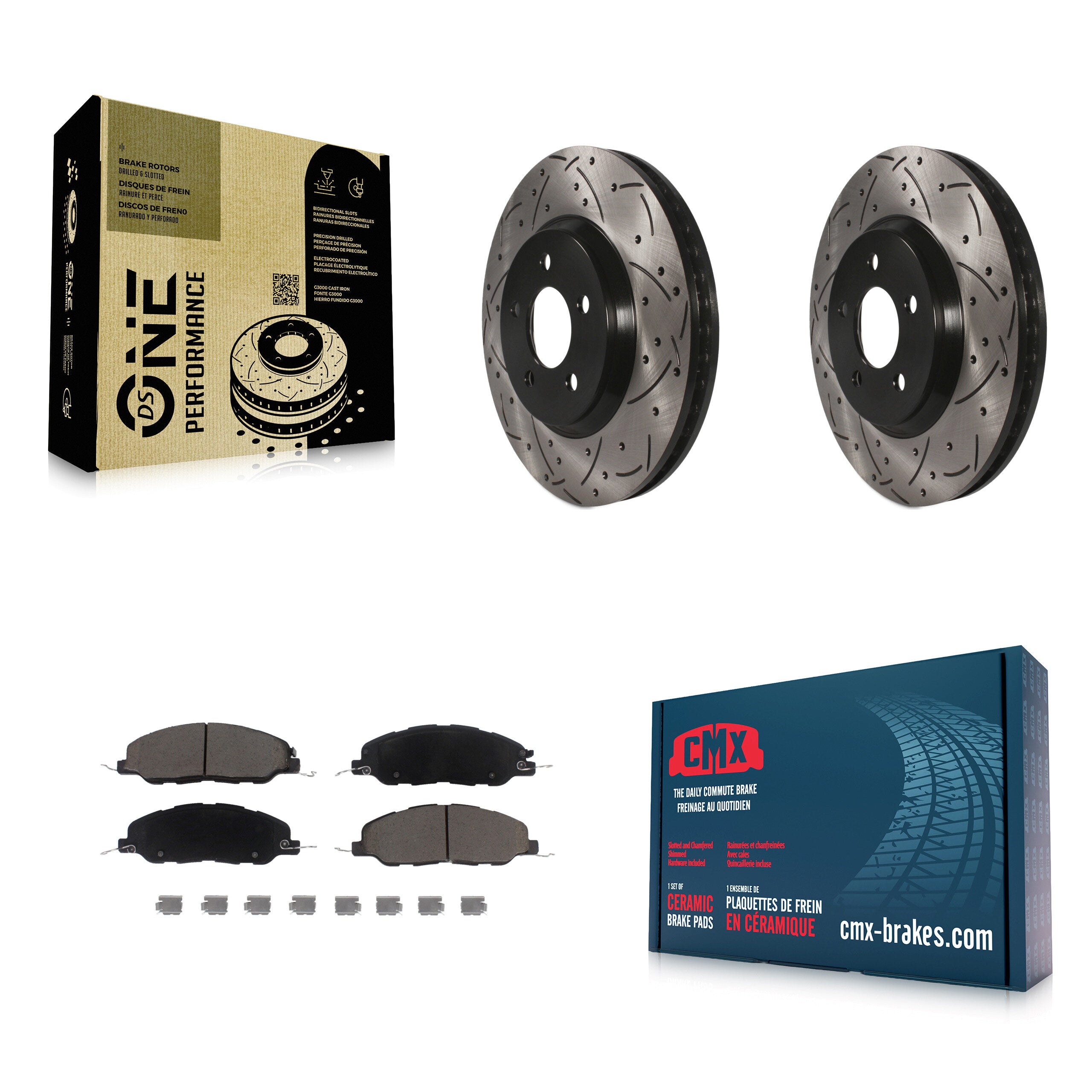 Transit Auto KDC-100206 Disc Brake Kit for 2005-2014 Ford Mustang - Front product image