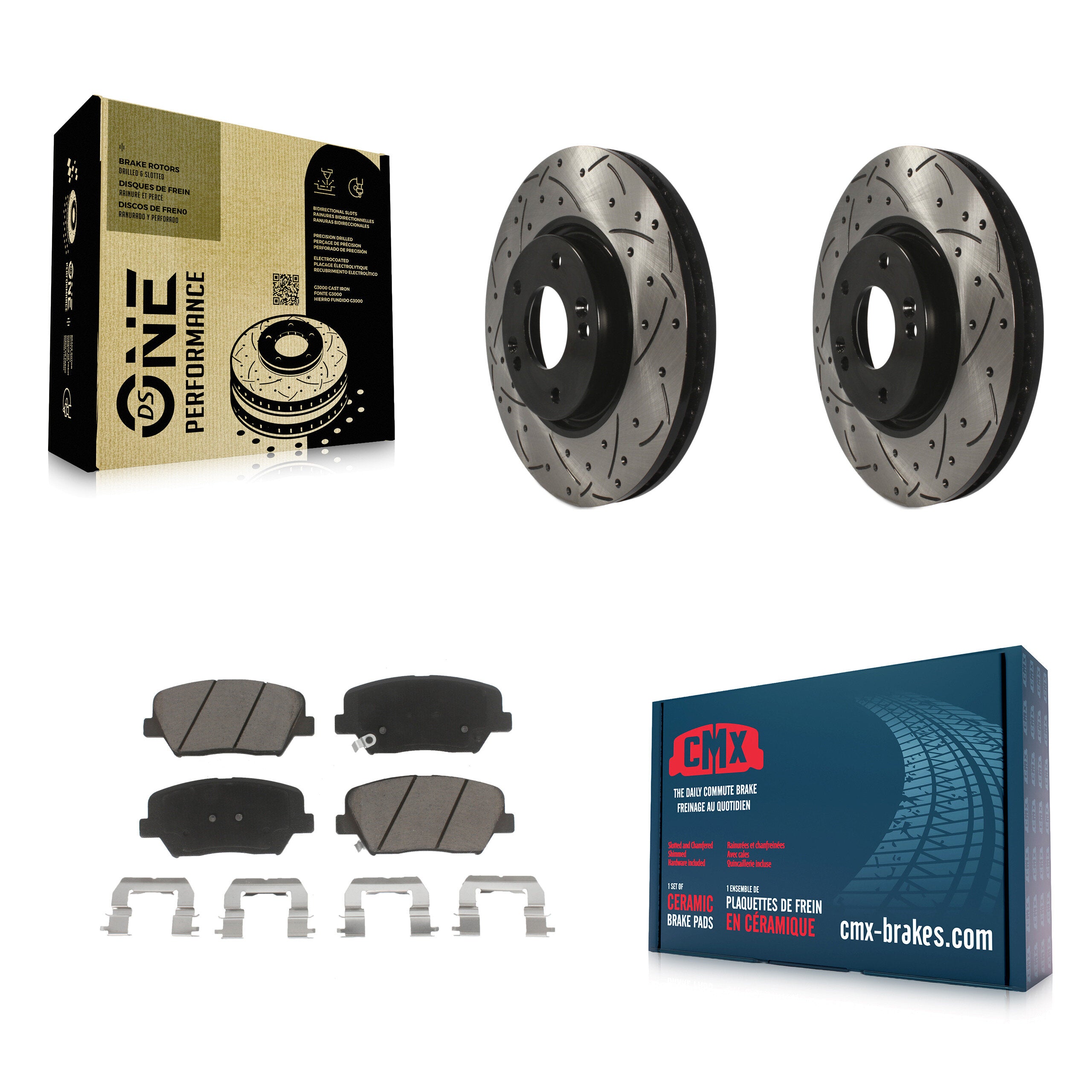 Transit Auto KDC-100215 Disc Brake Kit for 2014-2017 Kia Rondo - Front product image