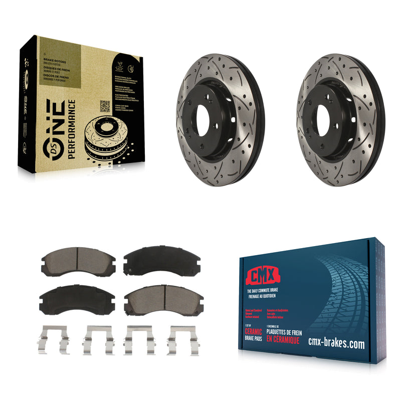 Transit Auto KDC-100217 Disc Brake Kit for 2009-2015 Mitsubishi Lancer - Front product image