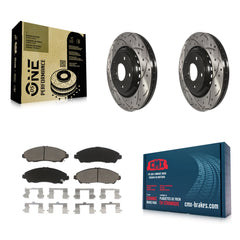 Transit Auto KDC-100220 Disc Brake Kit for 2016-2024 Acura MDX, Honda Ridgeline, Honda Pilot - Front product image