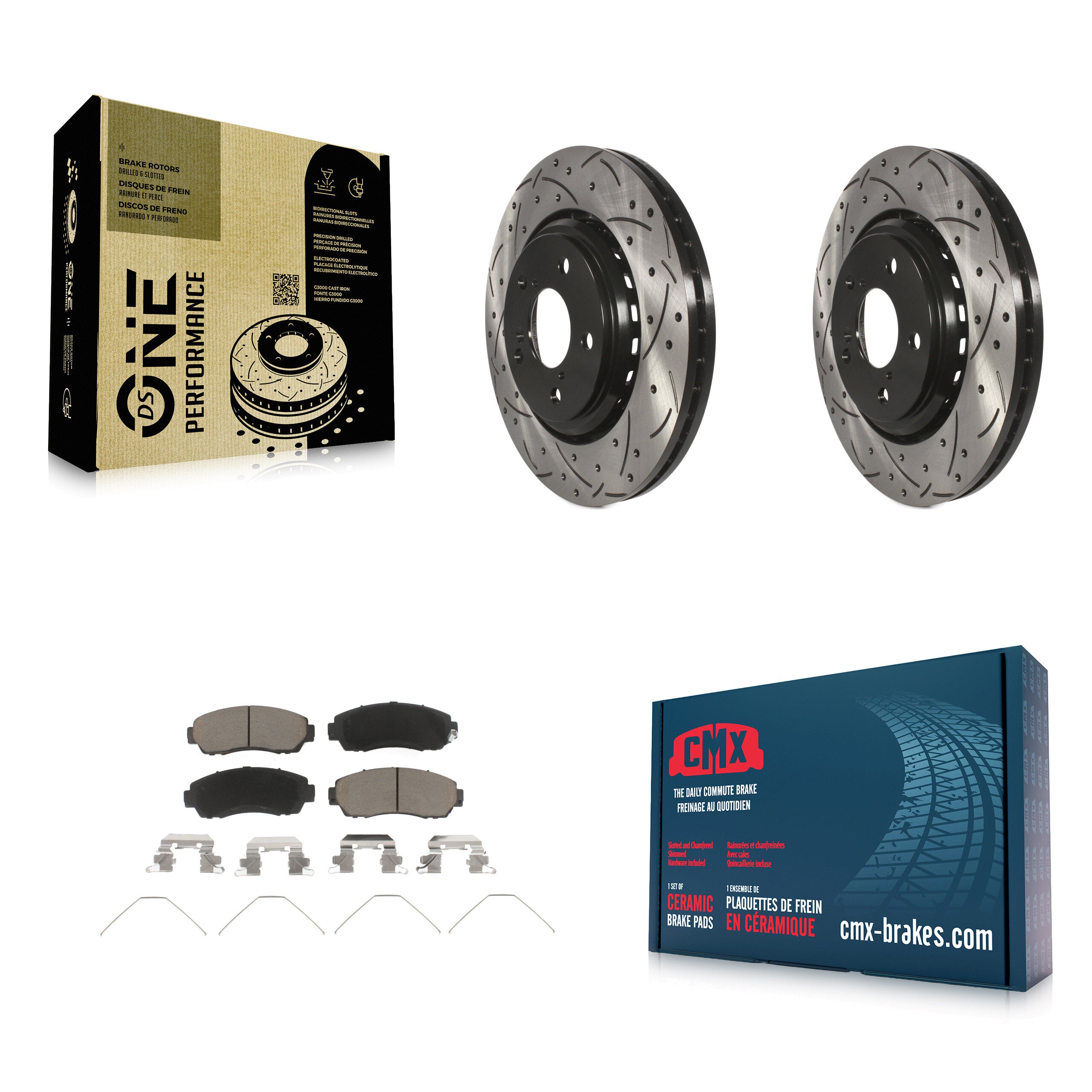 Transit Auto KDC-100222 Disc Brake Kit for 2015-2024 Honda Passport, Honda Odyssey - Front product image
