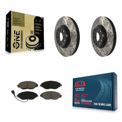 Transit Auto KDC-100225 Disc Brake Kit for 2015-2020 Audi A3 Quattro, Volkswagen Arteon, Volkswagen GTI - Front product image
