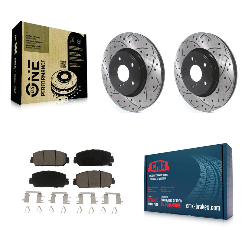 Transit Auto KDC-100229 Disc Brake Kit for 2017-2023 Honda HR-V, Honda CR-V - Front product image
