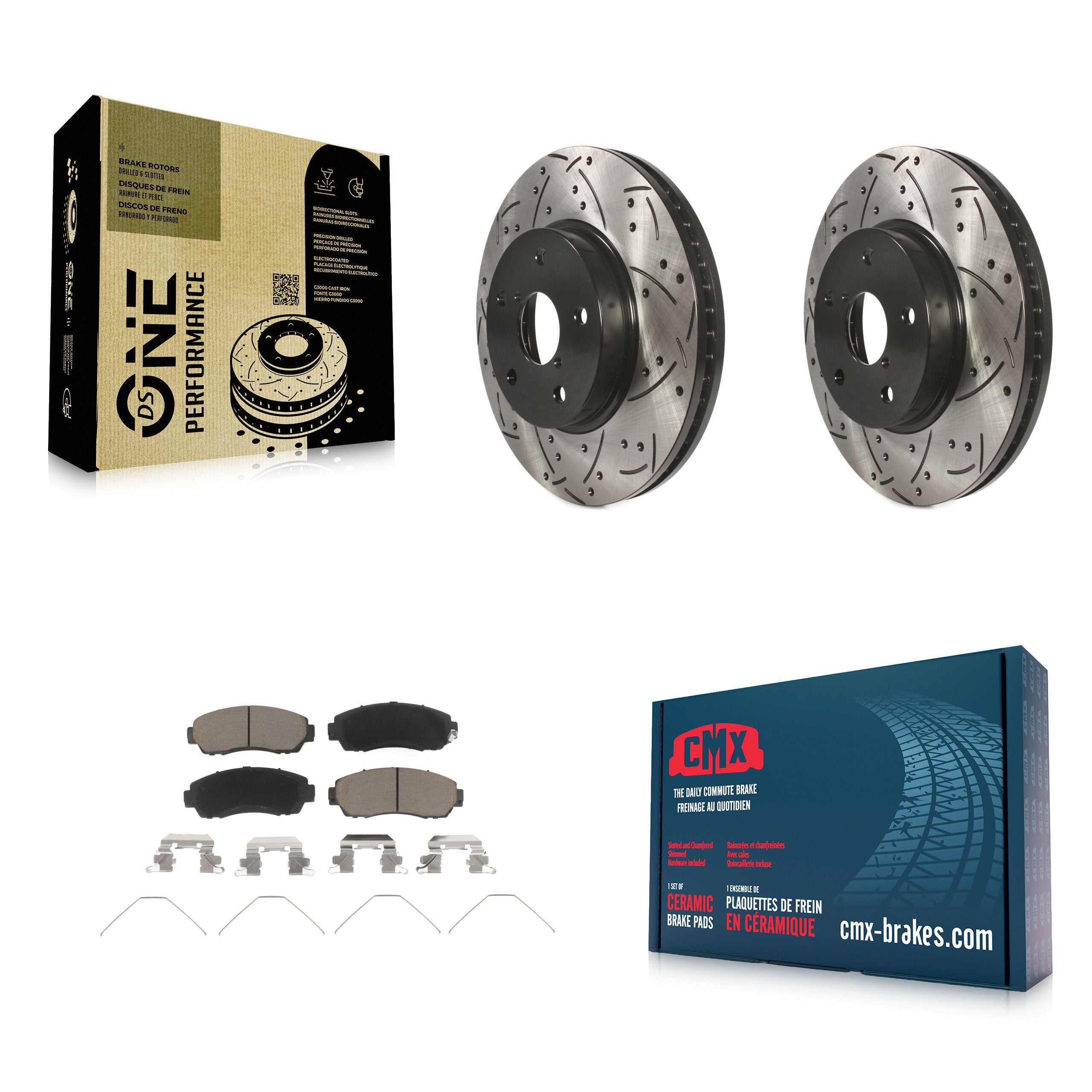 Transit Auto KDC-100232 Disc Brake Kit for 2016-2019 Subaru Legacy - Front product image
