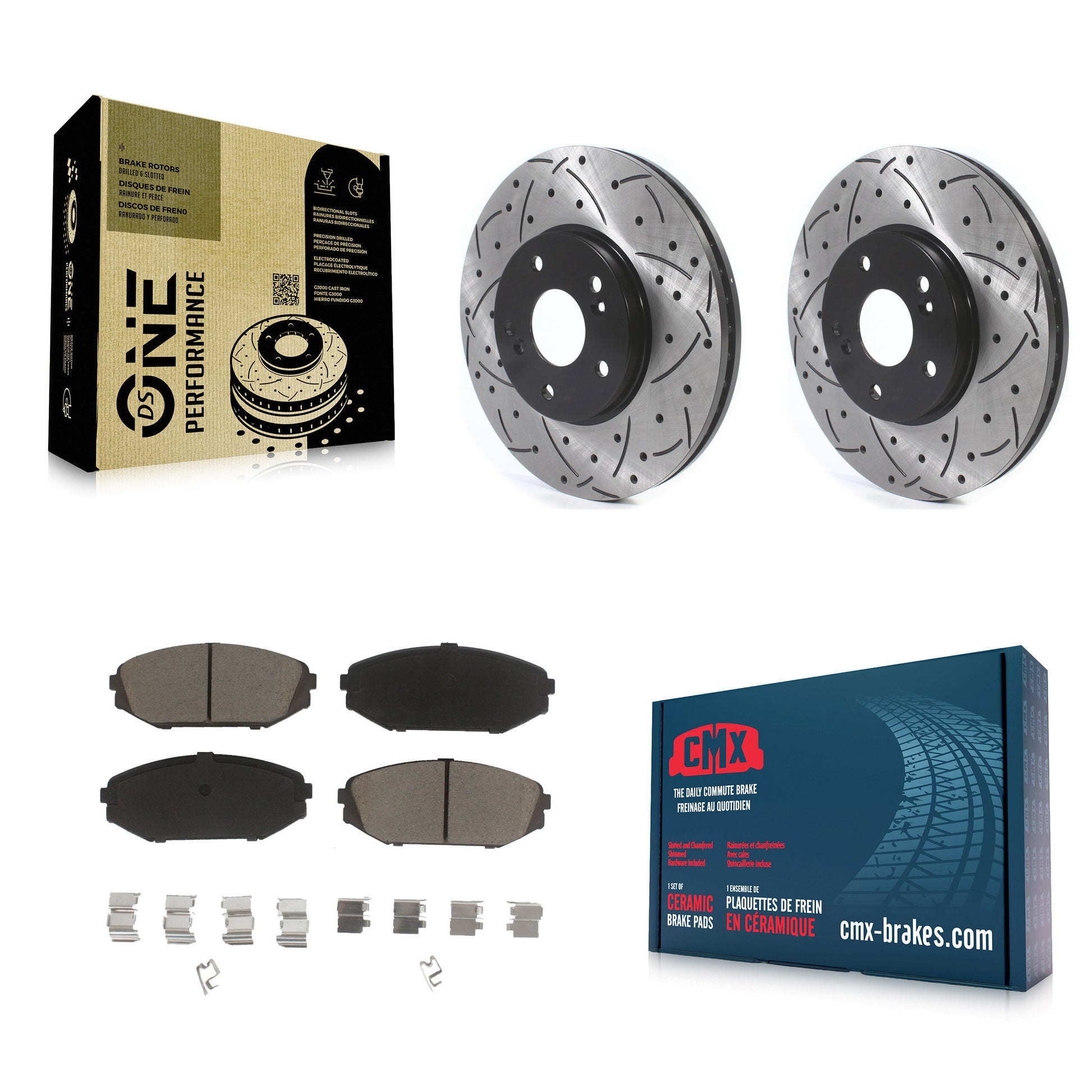 Transit Auto KDC-100235 Disc Brake Kit for 1999-2004 Acura MDX, Honda Odyssey - Front product image