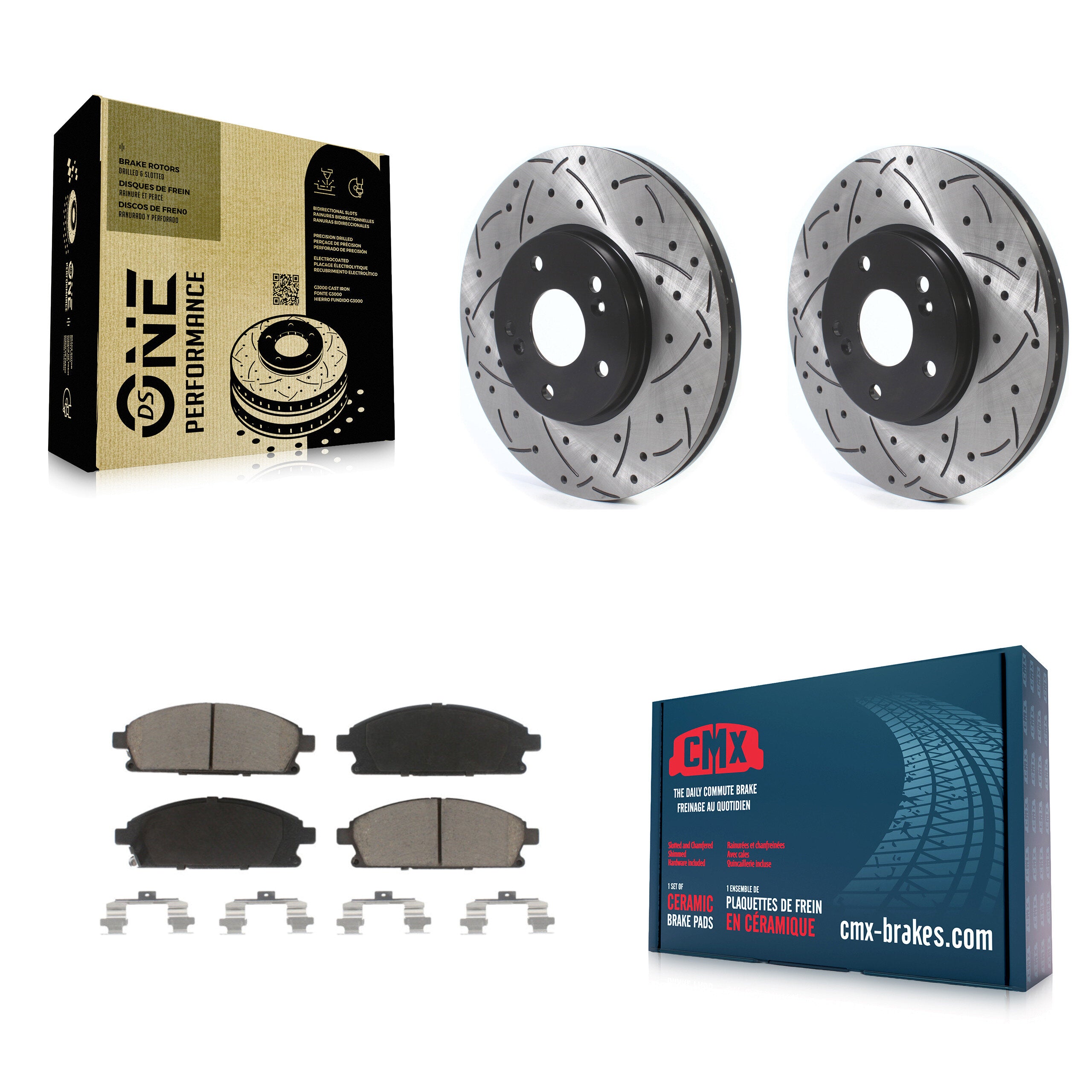 Transit Auto KDC-100236 Disc Brake Kit for 2003-2006 Acura MDX - Front product image