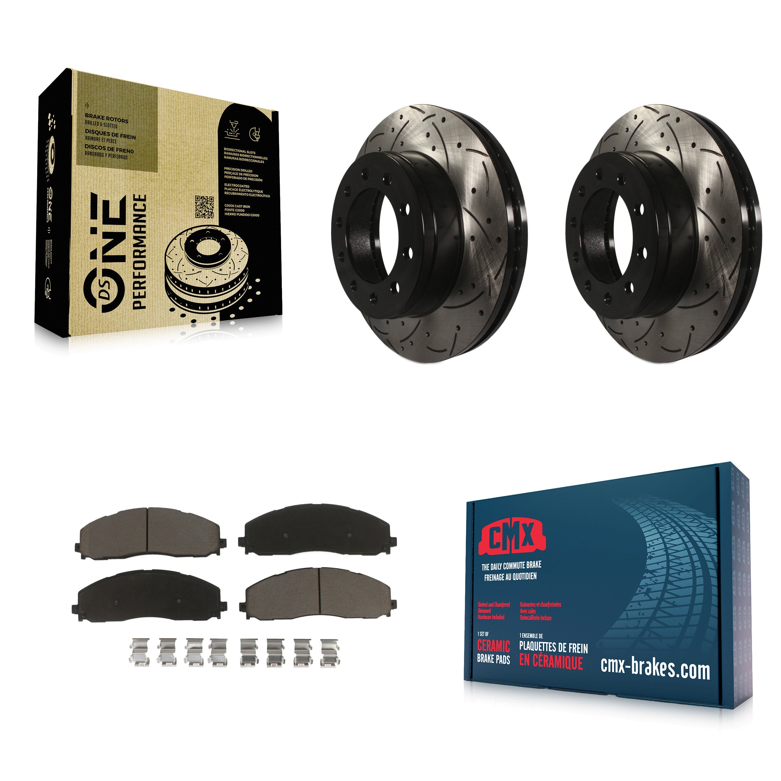 Transit Auto KDC-100246 Disc Brake Kit for 2013-2016 Ford F-350 Super Duty, Ford F-250 Super Duty - Front product image