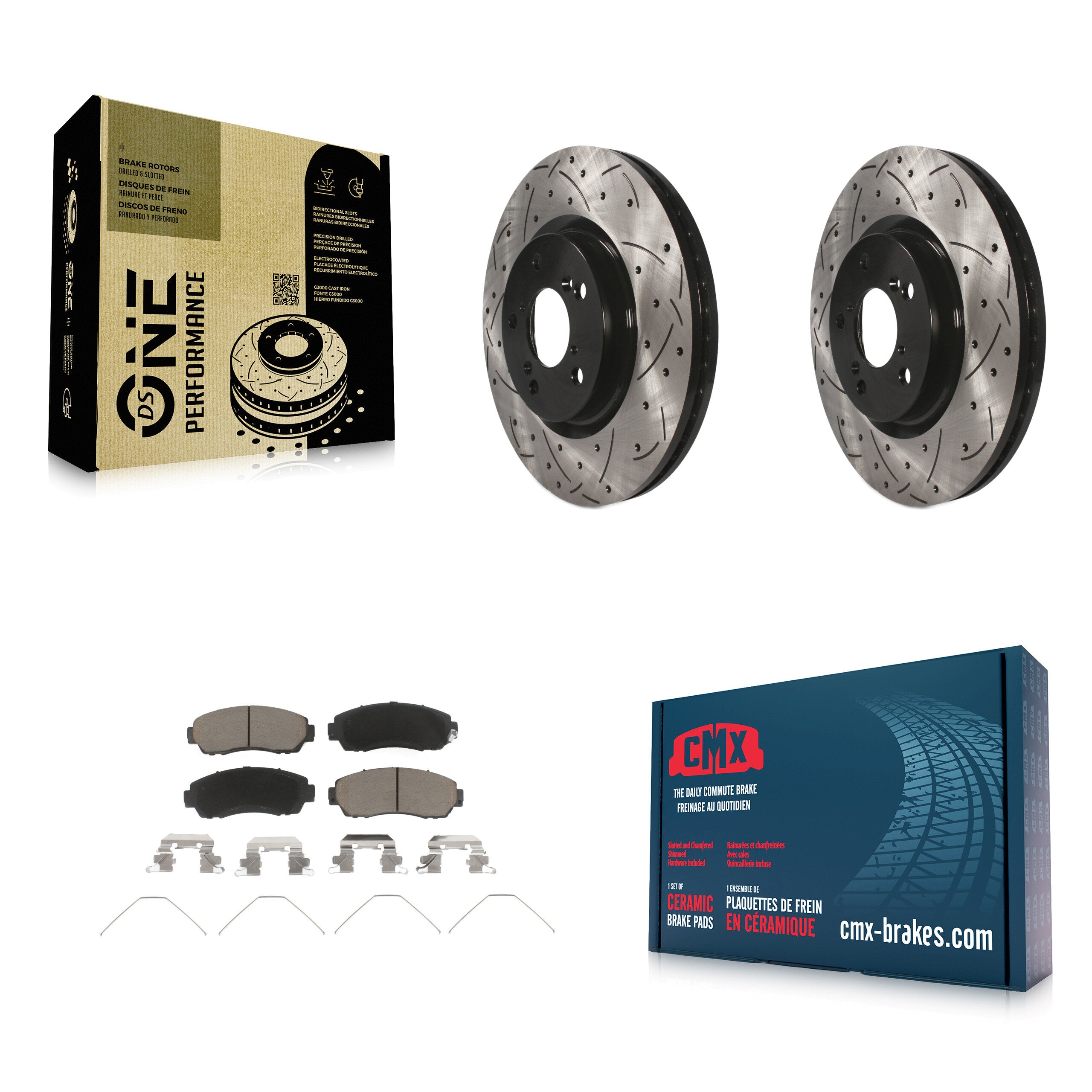 Transit Auto KDC-100249 Disc Brake Kit for 2011-2014 Honda Odyssey - Front product image