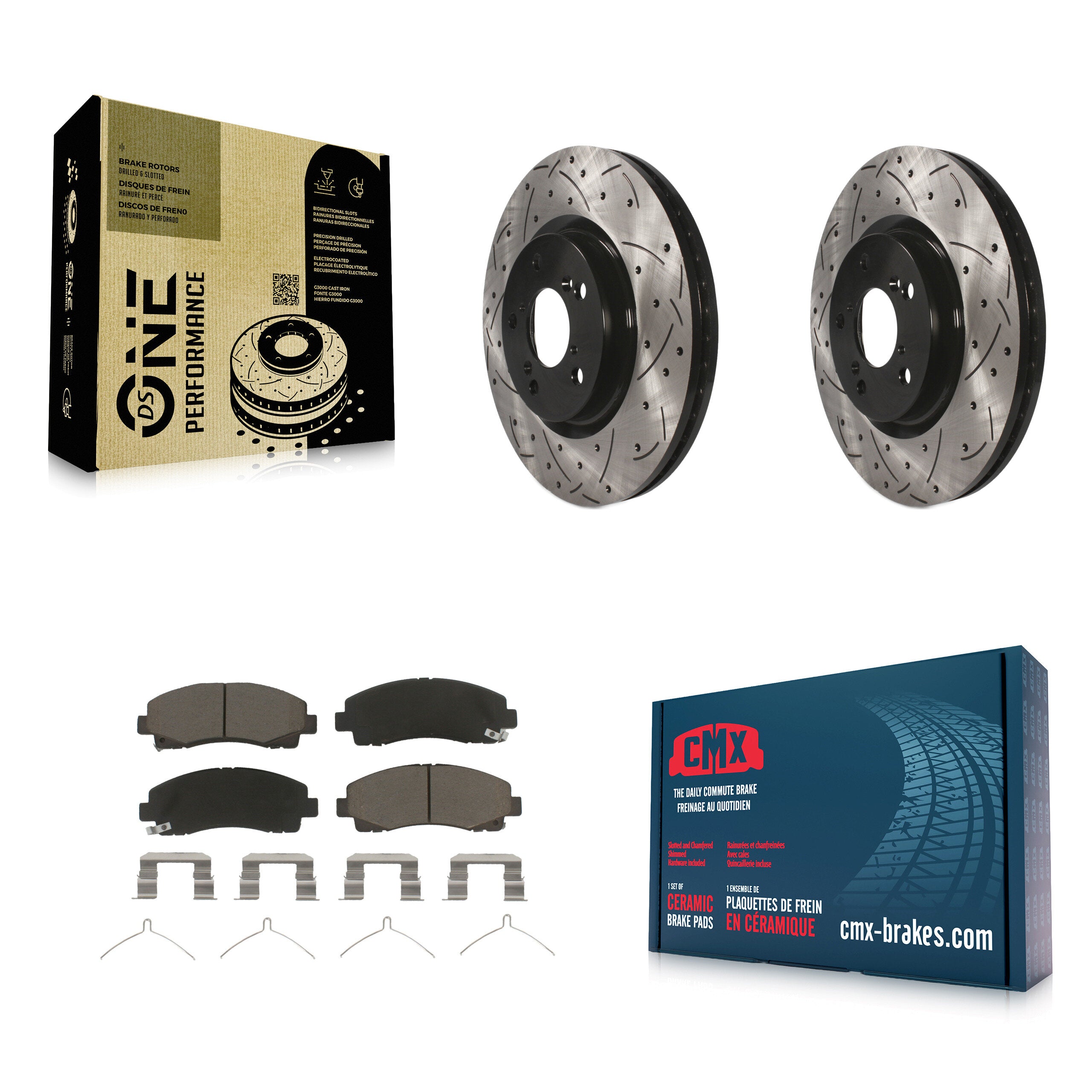 Transit Auto KDC-100250 Disc Brake Kit for 2009-2014 Acura TL - Front product image