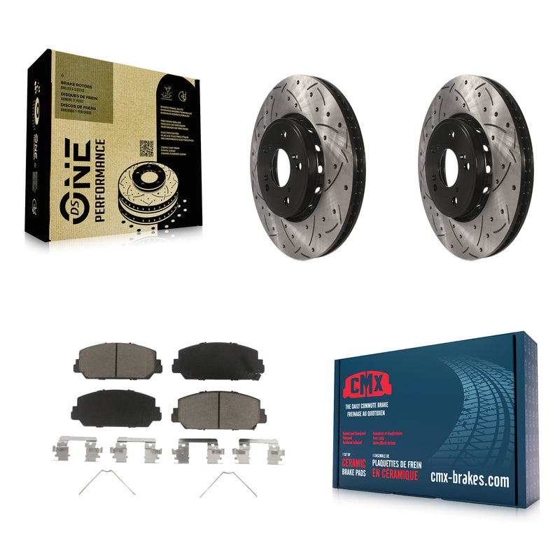 Transit Auto KDC-100251 Disc Brake Kit for 2013-2018 Acura ILX, Acura RDX - Front product image