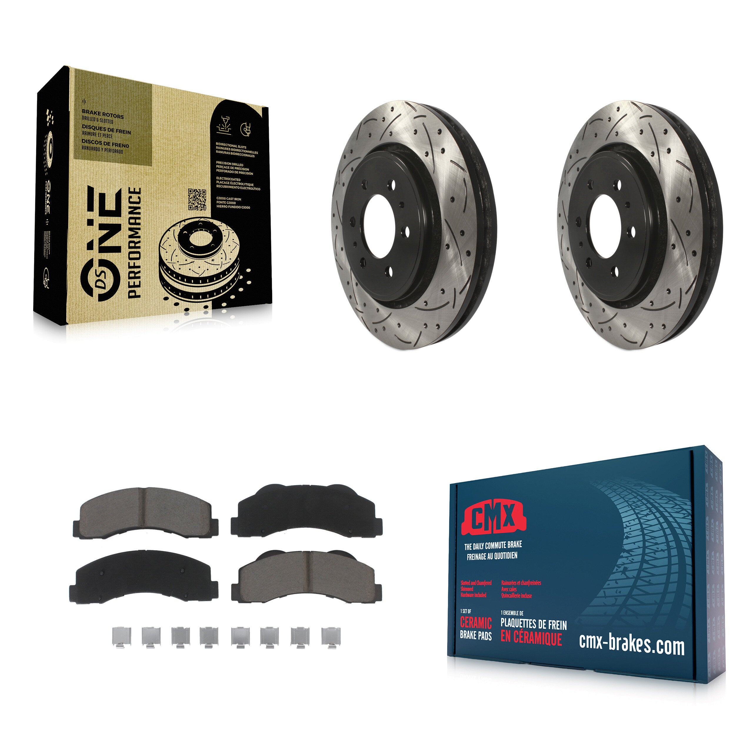 Transit Auto KDC-100252 Disc Brake Kit for 2010-2017 Ford F-150, Ford Expedition, Lincoln Navigator - Front product image