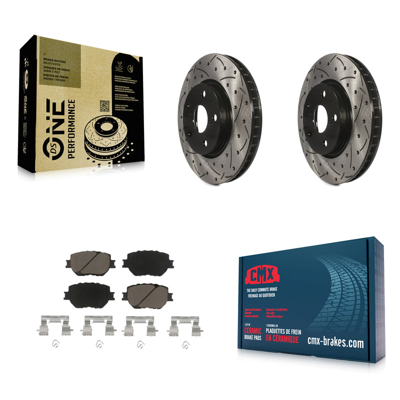 Transit Auto KDC-100255 Disc Brake Kit for 2014-2015 Lexus IS250 - Front product image