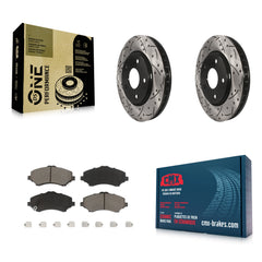 Transit Auto KDC-100258 Disc Brake Kit for 2008-2016 Chrysler Town & Country, Dodge Grand Caravan, Dodge Journey & more - Front product image