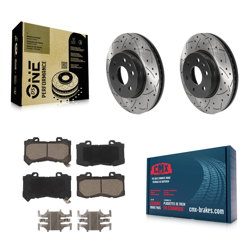 Transit Auto KDC-100266 Disc Brake Kit for 2015-2020 Chevrolet Colorado, GMC Canyon - Front product image