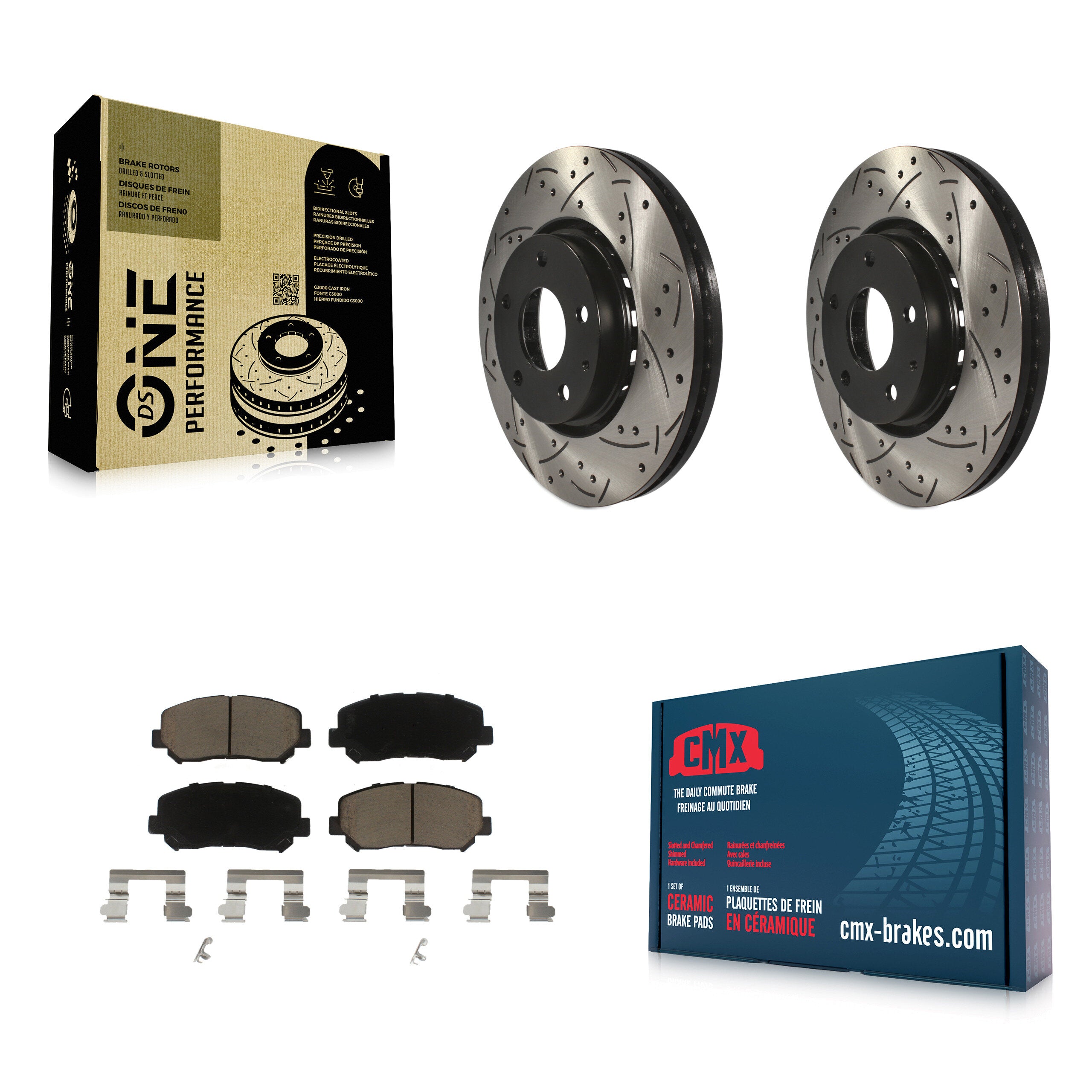 Transit Auto KDC-100267 Disc Brake Kit for 2016-2024 Mazda CX-5 - Front product image