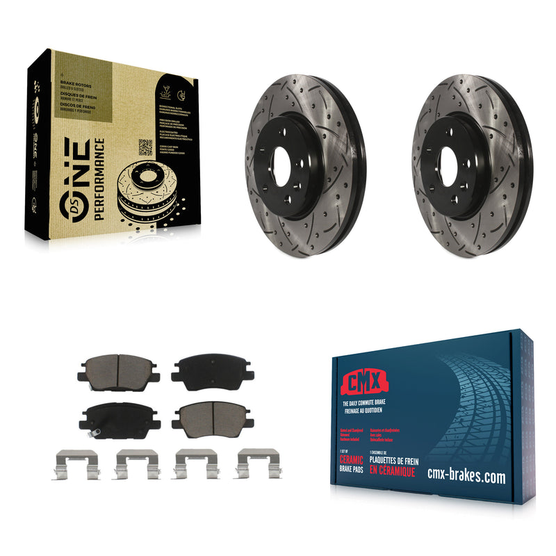 Transit Auto KDC-100270 Disc Brake Kit for 2016-2023 Chevrolet Bolt EUV, Chevrolet Bolt EV, Chevrolet Cruze & more - Front product image