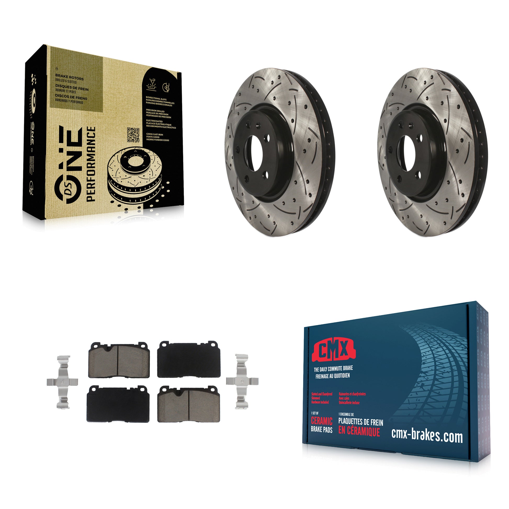 Transit Auto KDC-100273 Disc Brake Kit for 2013-2017 Audi Q5 - Front product image