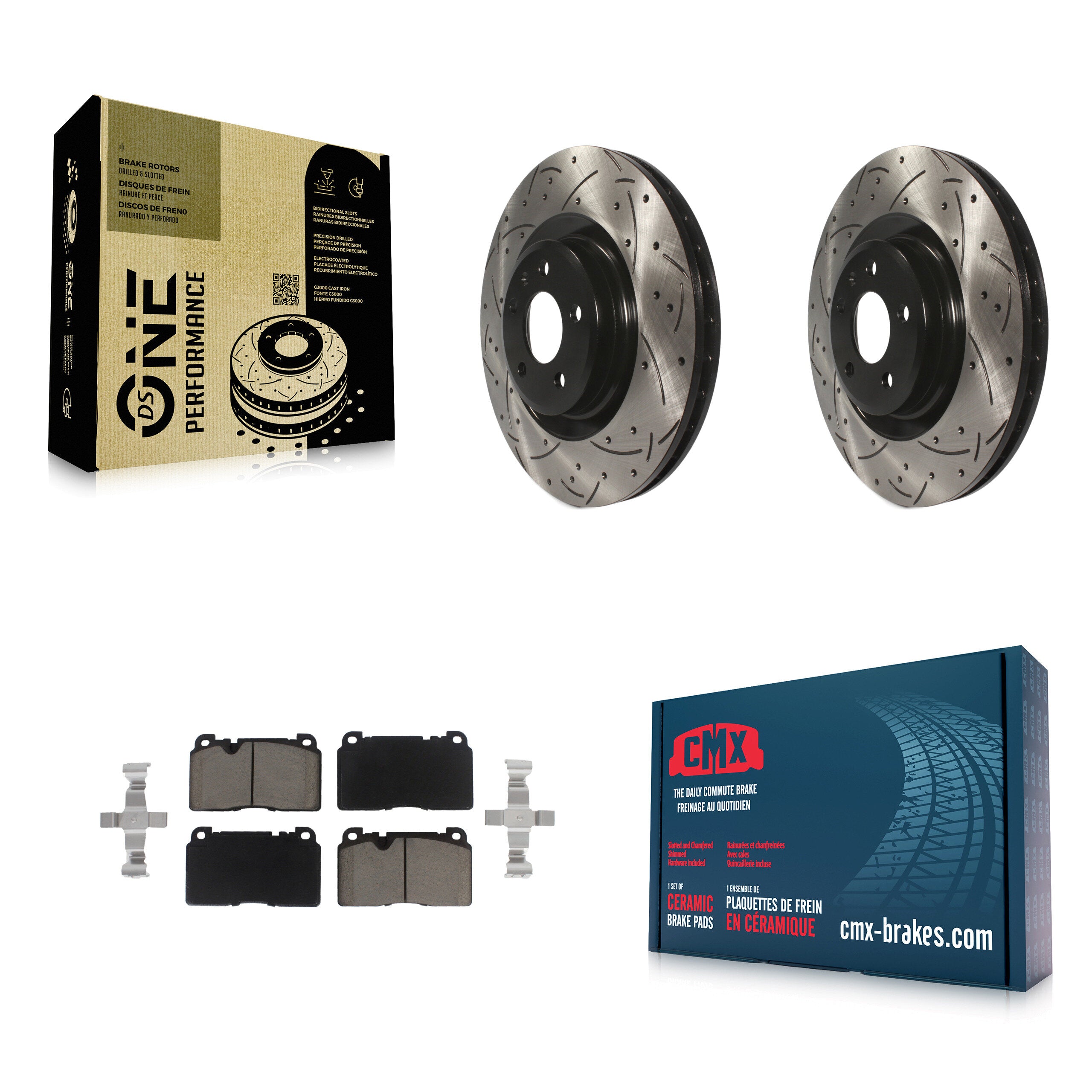 Transit Auto KDC-100274 Disc Brake Kit for 2013-2017 Audi Q5 - Front product image