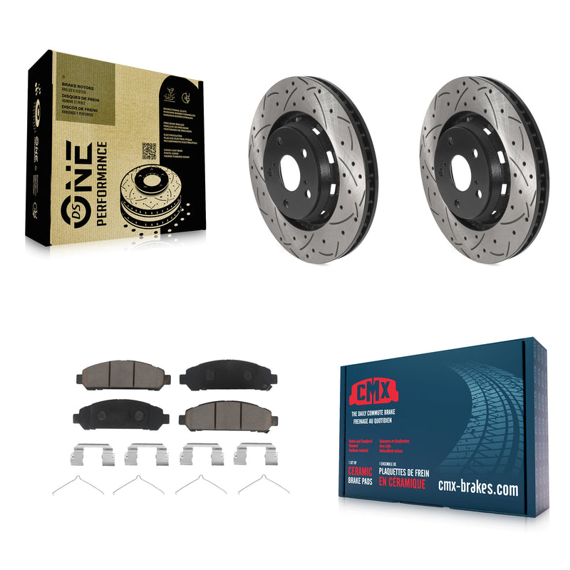 Transit Auto KDC-100276 Disc Brake Kit for 2009-2016 Toyota Venza - Front product image