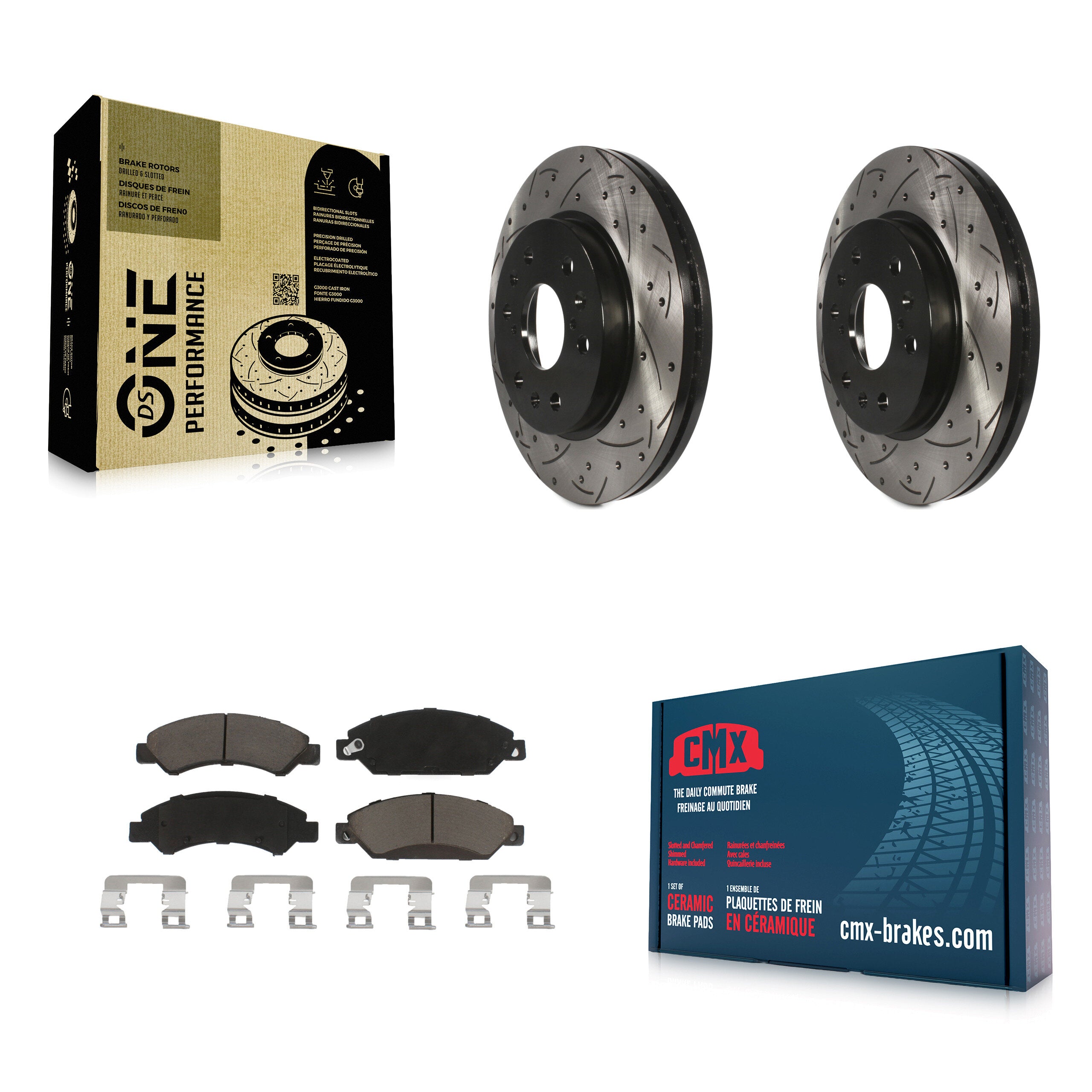 Transit Auto KDC-100277 Disc Brake Kit for 2007 Cadillac Escalade, Cadillac Escalade ESV, Cadillac Escalade EXT & more - Front product image