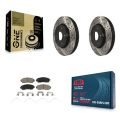 Transit Auto KDC-100280 Disc Brake Kit for 2011-2016 Honda Crosstour, Honda CR-V, Honda Accord Crosstour - Front product image