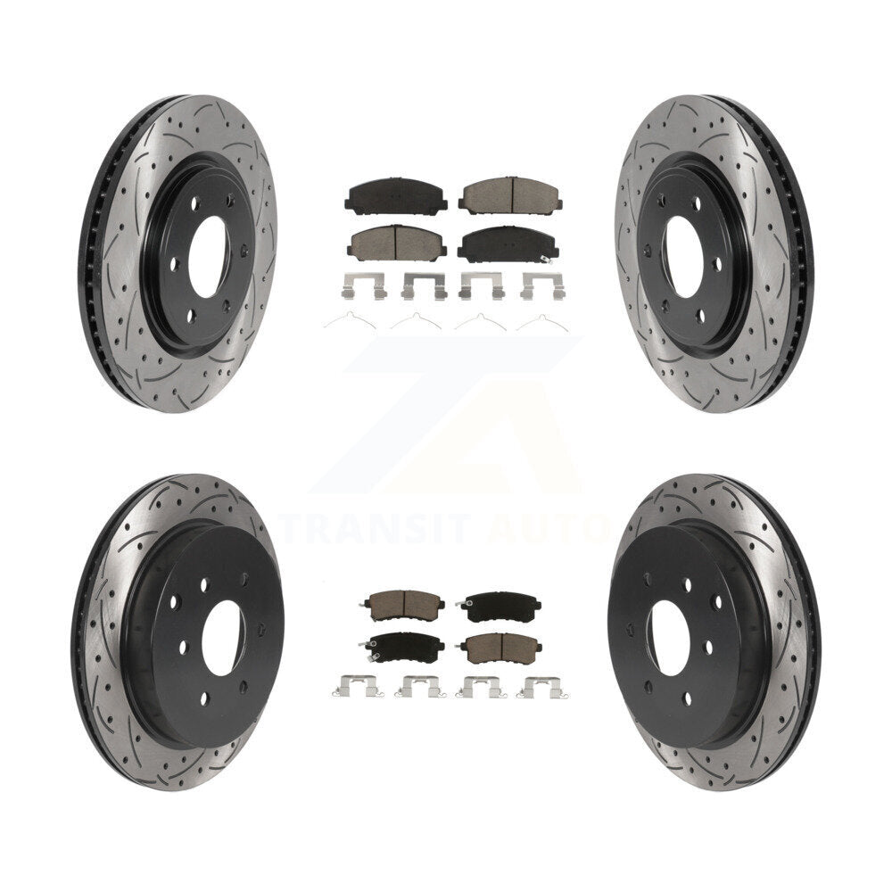 Transit Auto KDC-100286 Disc Brake Kit for 2011-2024 Nissan Armada, INFINITI QX80, INFINITI QX56 - Front and Rear product image