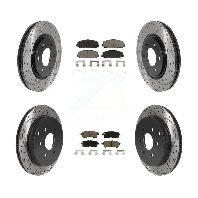 Transit Auto KDC-100286 Disc Brake Kit for 2011-2024 Nissan Armada, INFINITI QX80, INFINITI QX56 - Front and Rear product image