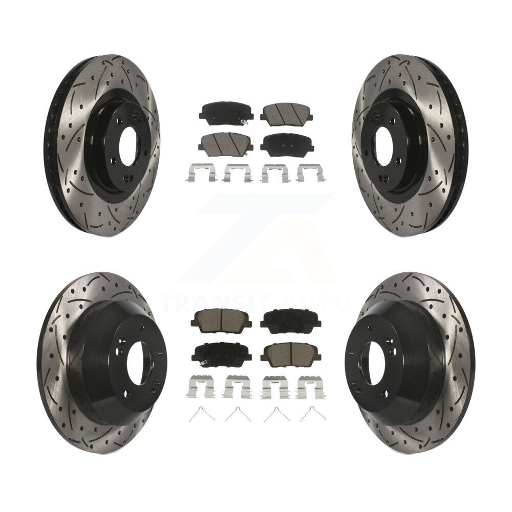 Transit Auto KDC-100292 Disc Brake Kit for 2014-2015 Kia Sorento - Front and Rear product image