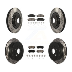 Transit Auto KDC-100295 Disc Brake Kit for 2010-2020 Toyota Highlander, Toyota Sienna, Lexus RX350 & more - Front and Rear product image