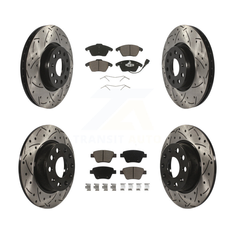 Transit Auto KDC-100297 Disc Brake Kit for 2011-2015 Volkswagen Beetle, Volkswagen GTI - Front and Rear product image