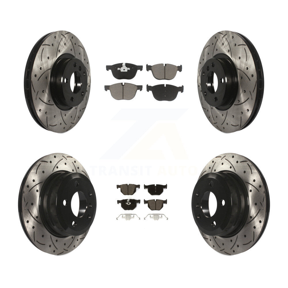 Transit Auto KDC-100302 Disc Brake Kit for 2009-2018 BMW X5, BMW X6 - Front and Rear product image