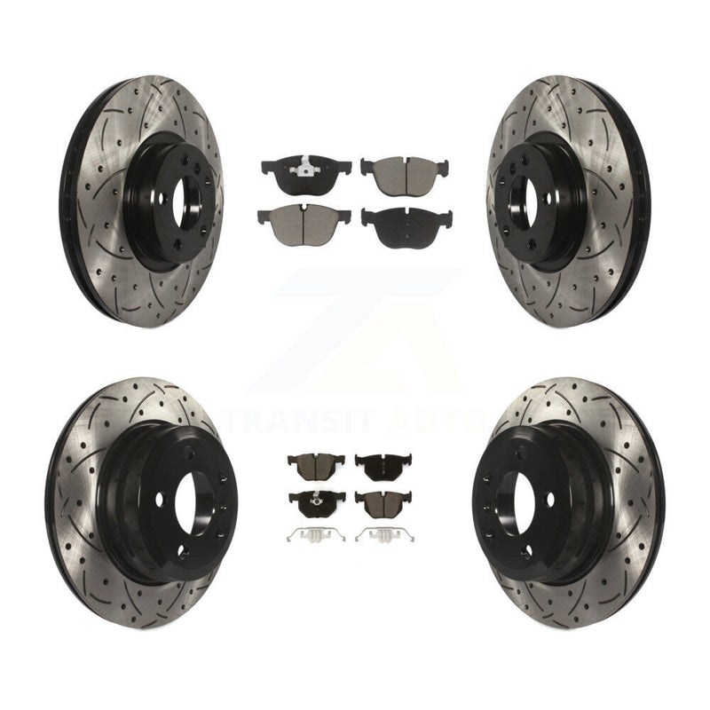 Transit Auto KDC-100302 Disc Brake Kit for 2009-2018 BMW X5, BMW X6 - Front and Rear product image