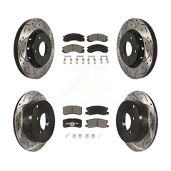 Transit Auto KDC-100303 Disc Brake Kit for 2009-2015 Mitsubishi Lancer - Front and Rear product image