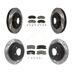 Transit Auto KDC-100304 Disc Brake Kit for 2007-2017 Mitsubishi Lancer, Mitsubishi Outlander, Chrysler 200 & more - Front and Rear product image