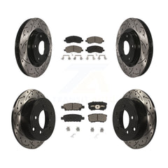 Transit Auto KDC-100306 Disc Brake Kit for 2007-2017 Chrysler 200, Dodge Caliber, Dodge Avenger & more - Front and Rear product image