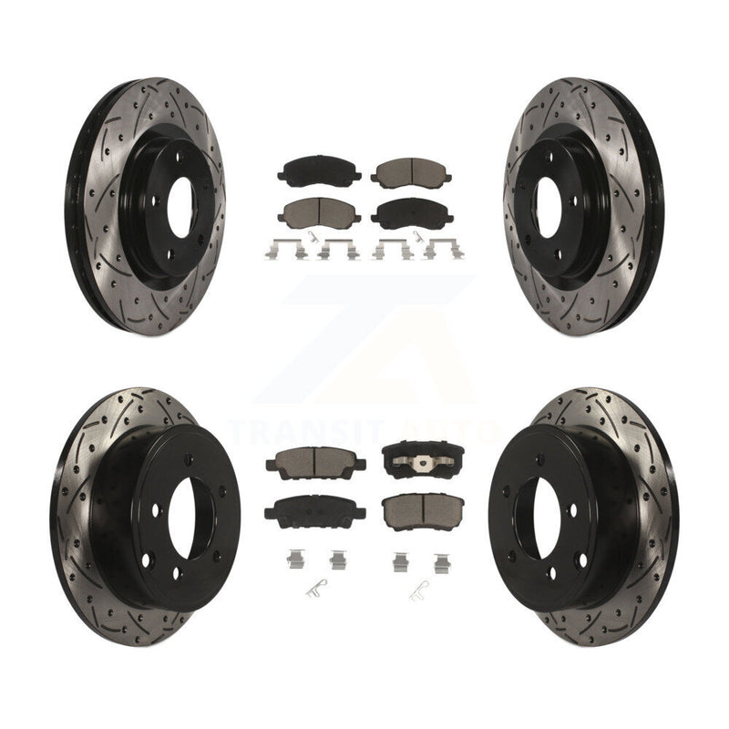 Transit Auto KDC-100306 Disc Brake Kit for 2007-2017 Chrysler 200, Dodge Caliber, Dodge Avenger & more - Front and Rear product image