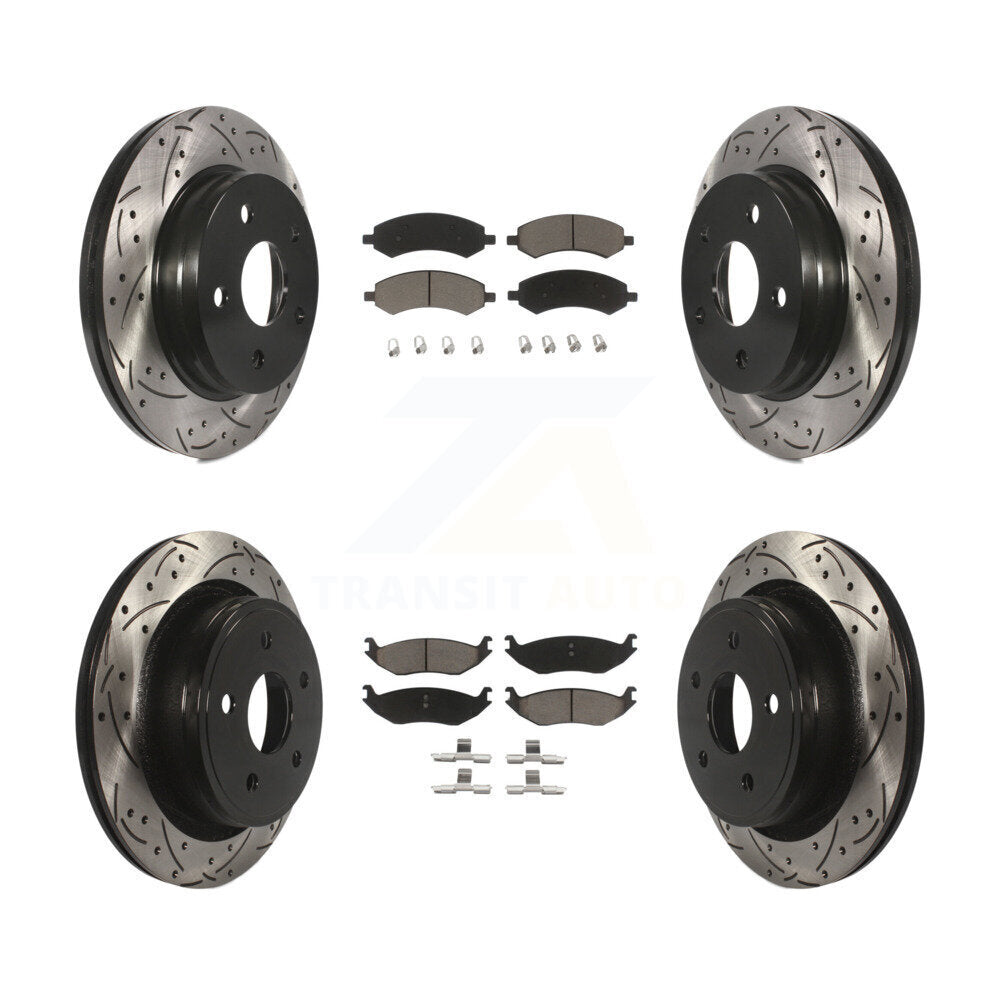 Transit Auto KDC-100309 Disc Brake Kit for 2006-2023 Ram 1500 Classic, Ram 1500, Dodge Ram 1500 & more - Front and Rear product image