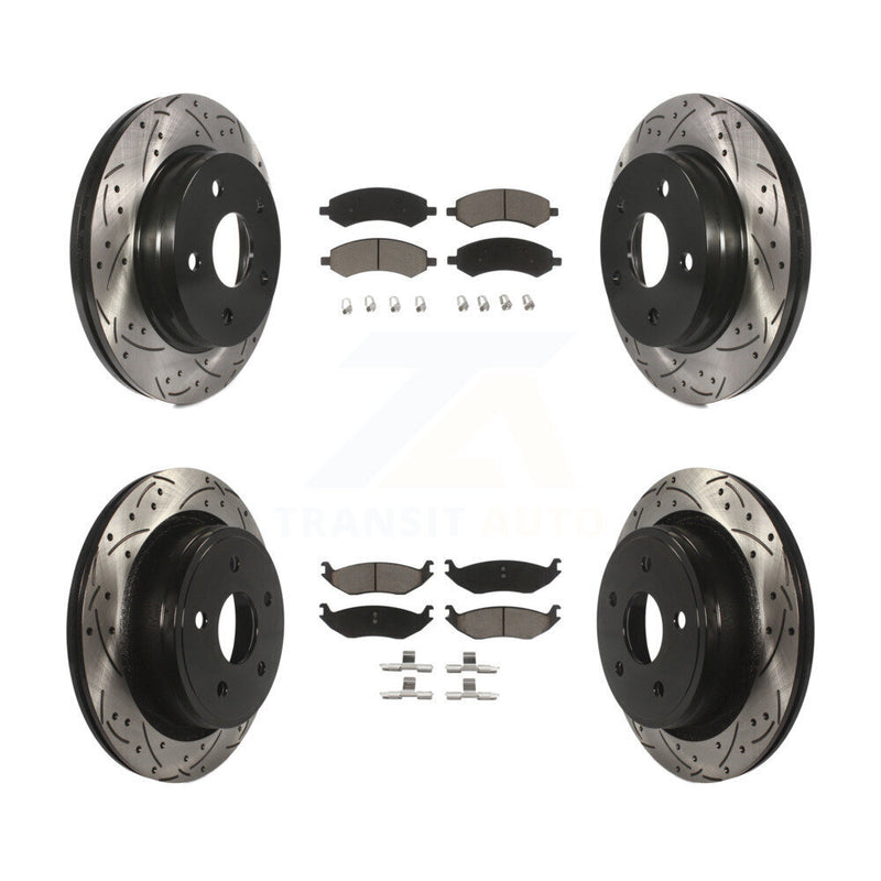 Transit Auto KDC-100309 Disc Brake Kit for 2006-2023 Ram 1500 Classic, Ram 1500, Dodge Ram 1500 & more - Front and Rear product image