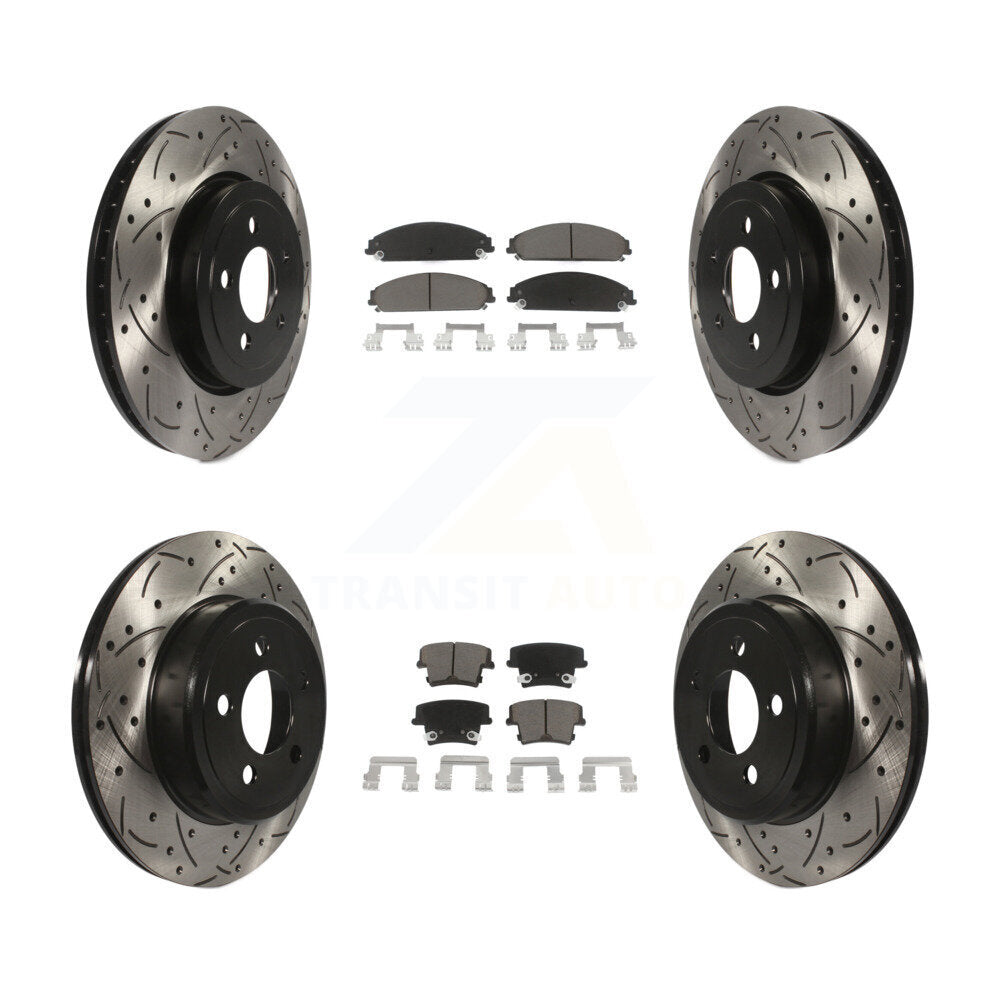 Transit Auto KDC-100313 Disc Brake Kit for 2005-2023 Dodge Challenger, Dodge Charger, Chrysler 300 & more - Front and Rear product image