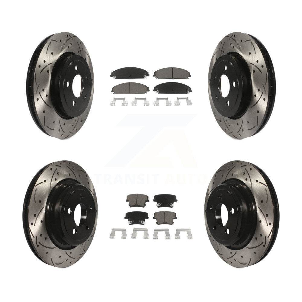 Transit Auto KDC-100314 Disc Brake Kit for 2006-2013 Dodge Charger - Front and Rear product image