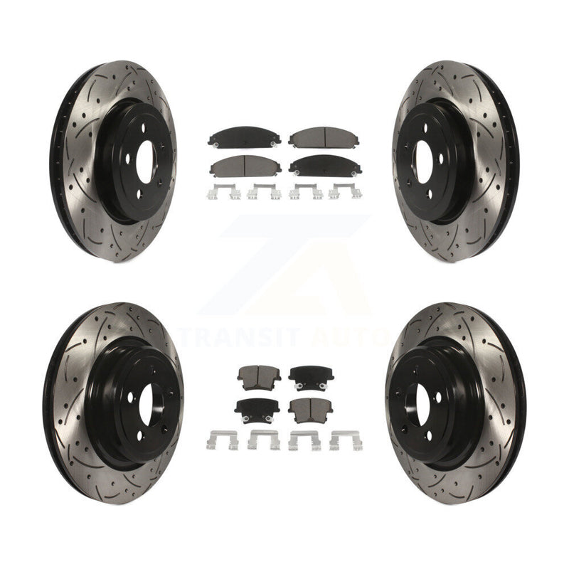 Transit Auto KDC-100314 Disc Brake Kit for 2006-2013 Dodge Charger - Front and Rear product image