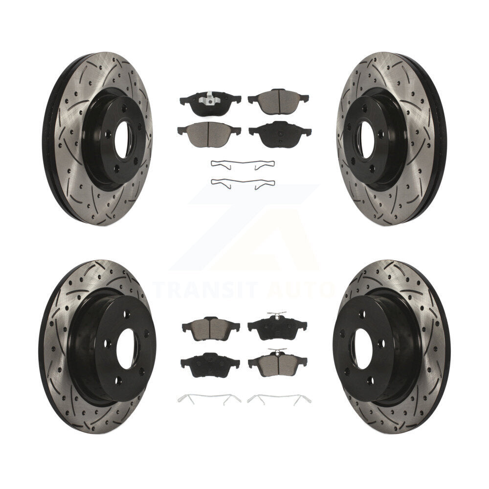 Transit Auto KDC-100319 Disc Brake Kit for 2013-2017 Ford C-Max, Ford Escape - Front and Rear product image