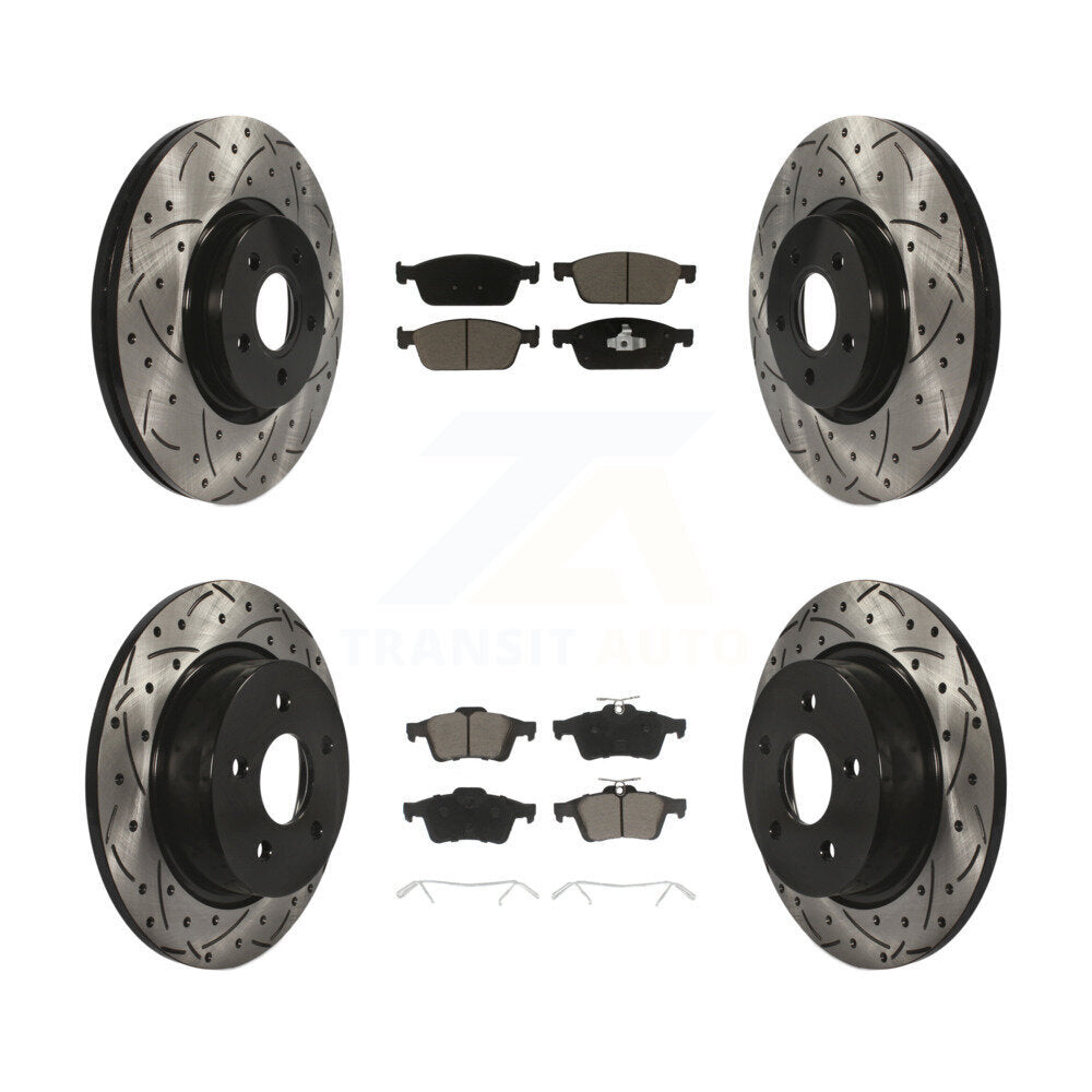 Transit Auto KDC-100322 Disc Brake Kit for 2013-2018 Ford Transit Connect, Ford Escape - Front and Rear product image