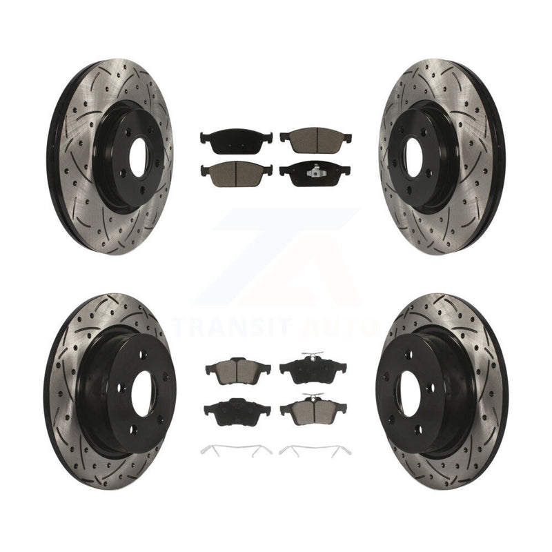 Transit Auto KDC-100322 Disc Brake Kit for 2013-2018 Ford Transit Connect, Ford Escape - Front and Rear product image
