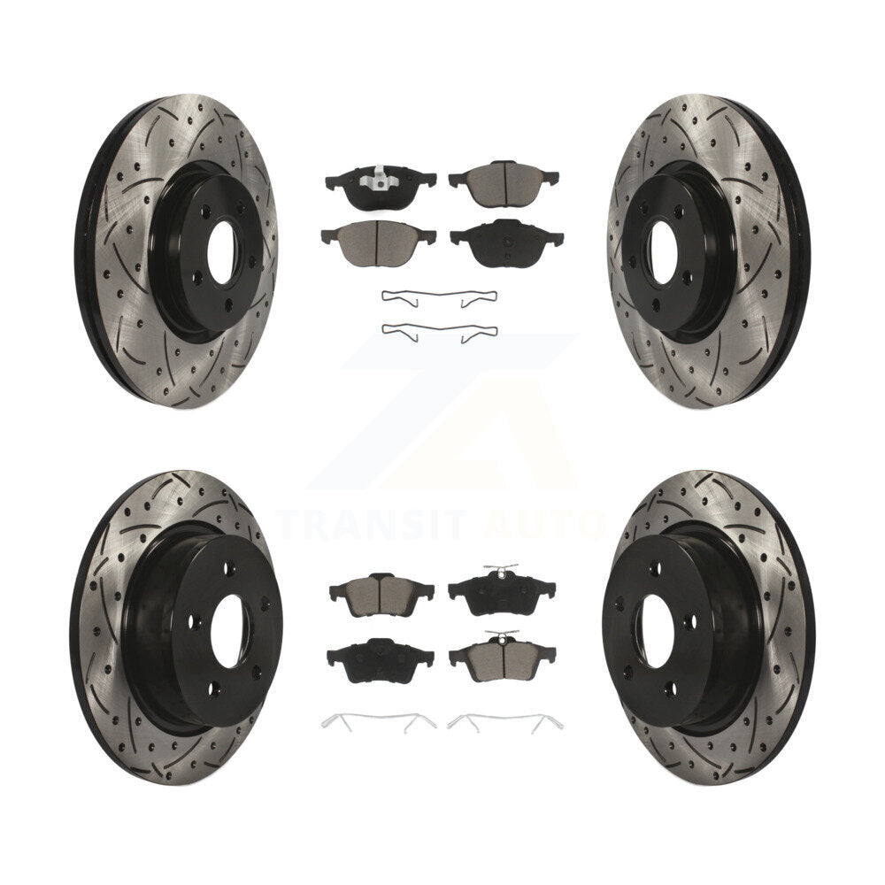 Transit Auto KDC-100323 Disc Brake Kit for 2014 Ford Transit Connect - Front and Rear product image