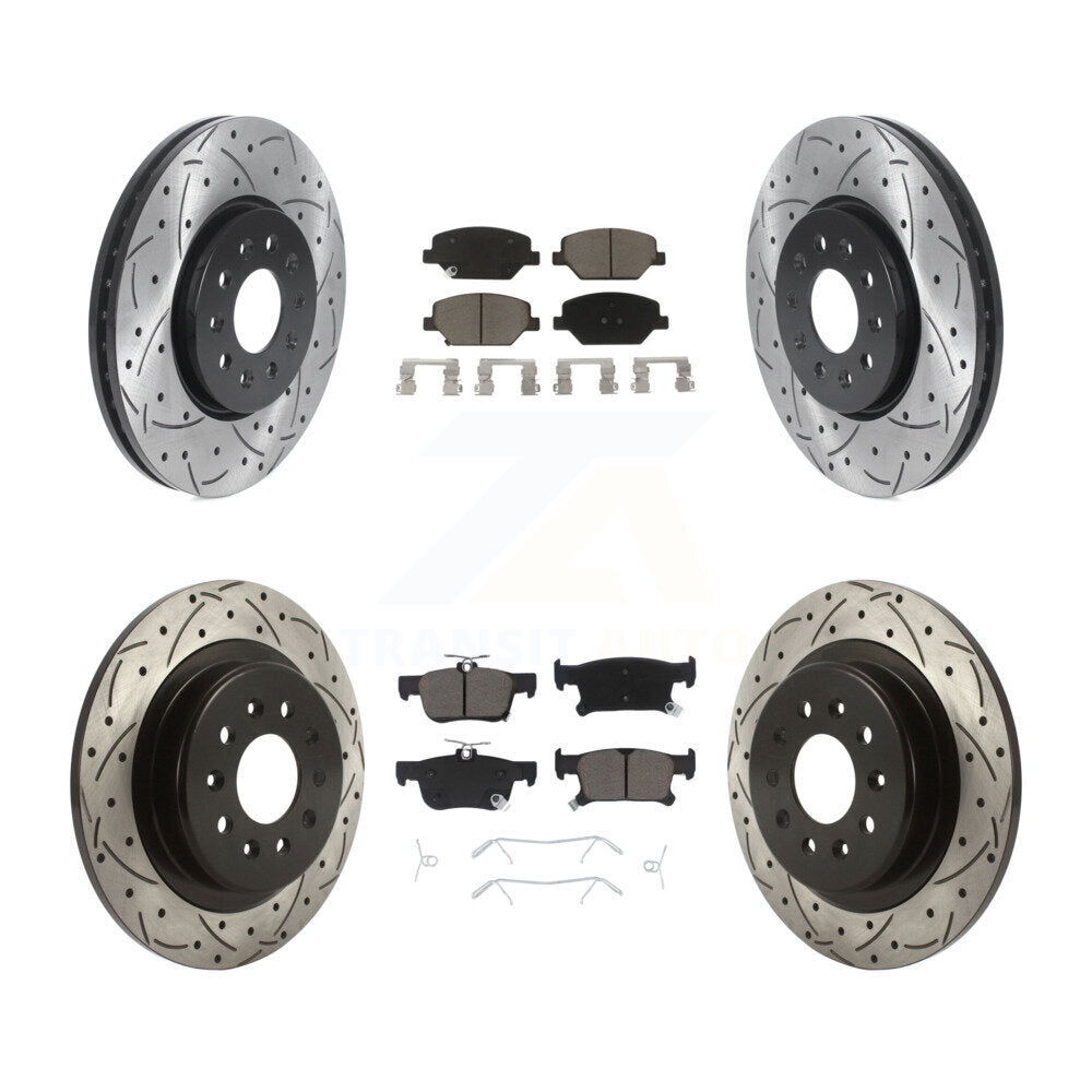 Transit Auto KDC-100324 Disc Brake Kit for 2016-2018 Buick Envision - Front and Rear product image