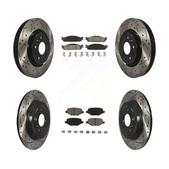 Transit Auto KDC-100328 Disc Brake Kit for 2009-2019 Ford Explorer, Ford Flex, Lincoln MKS & more - Front and Rear product image