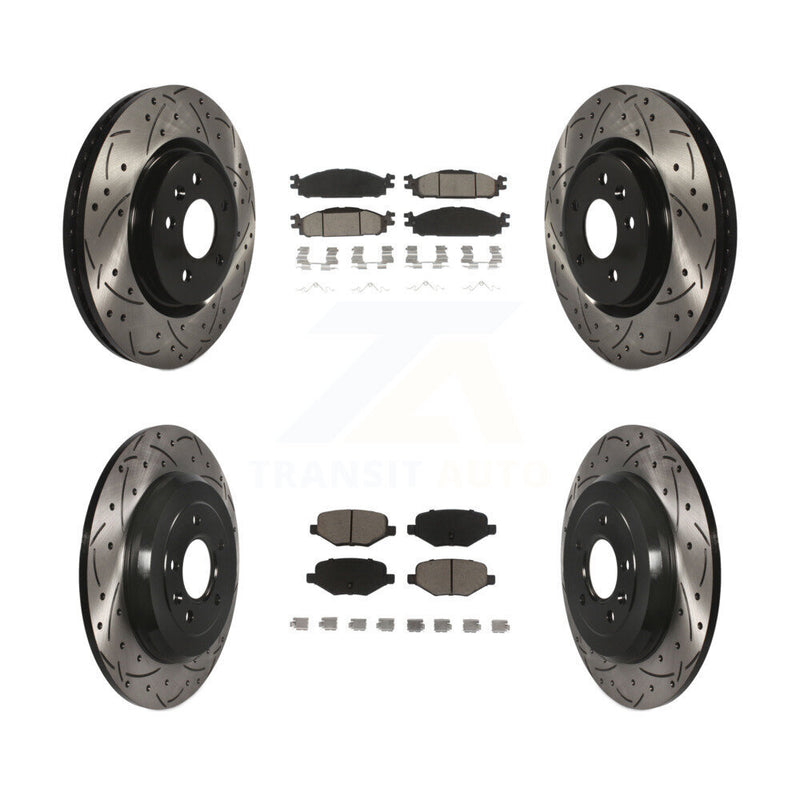 Transit Auto KDC-100328 Disc Brake Kit for 2009-2019 Ford Explorer, Ford Flex, Lincoln MKS & more - Front and Rear product image