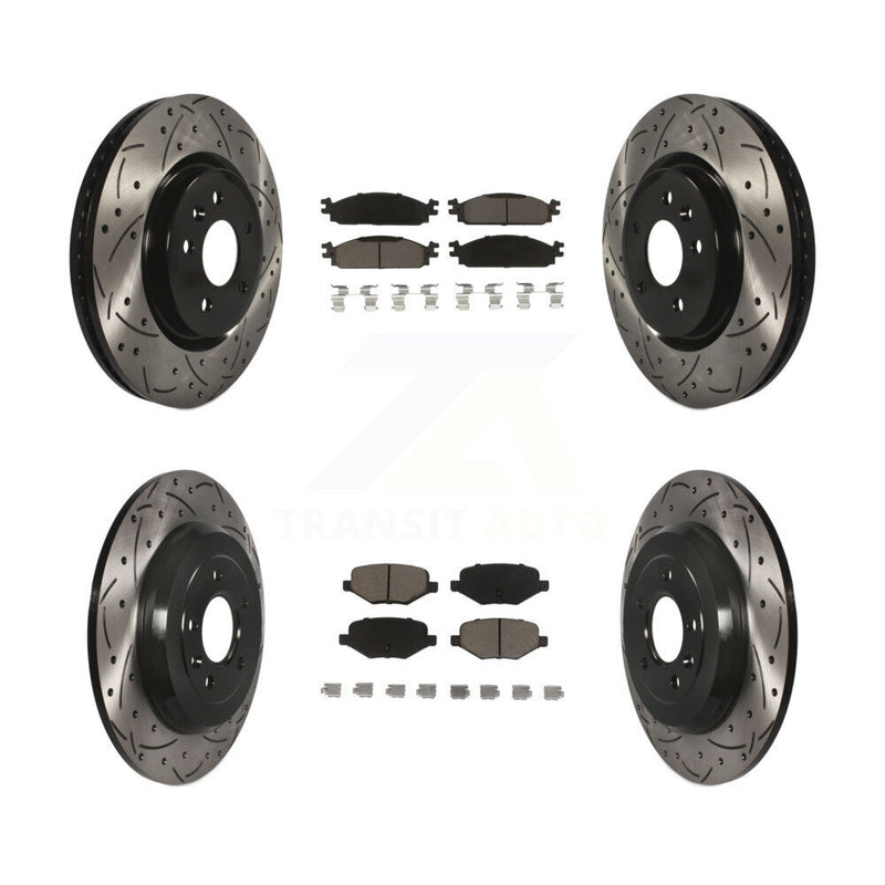 Transit Auto KDC-100331 Disc Brake Kit for 2009-2010 Lincoln MKS - Front and Rear product image